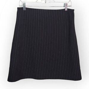 Zoey Beth Junior's Vintage Y2K Pinstripe Stretch Mini Skirt size X Large